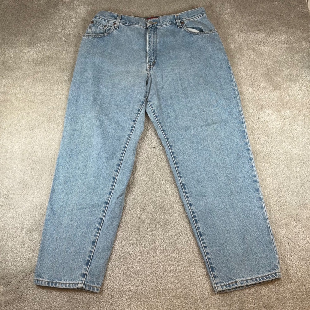 Levi's 550 Classic Relaxed Jeans Mens 34x29 Light Wash Blue Straight Leg Denim